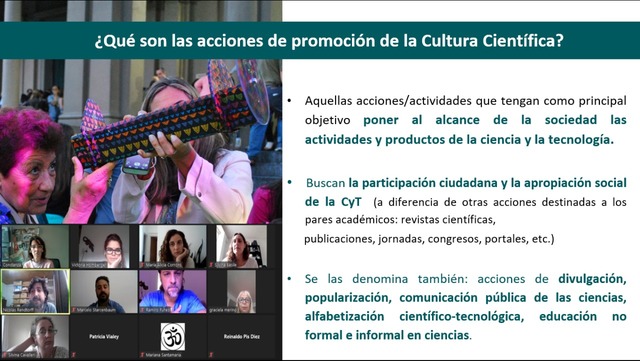 Relevamiento y Mapeo institucional de las acciones de Promoción de la Cultura Científica en la UNLP