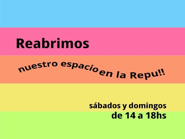 Reapertura de nuestro espacio educativo cultural en la República de los Niños