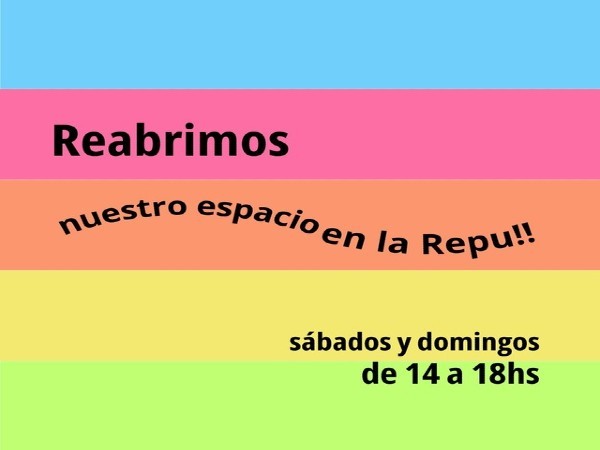 Reapertura de nuestro espacio educativo cultural en la República de los Niños