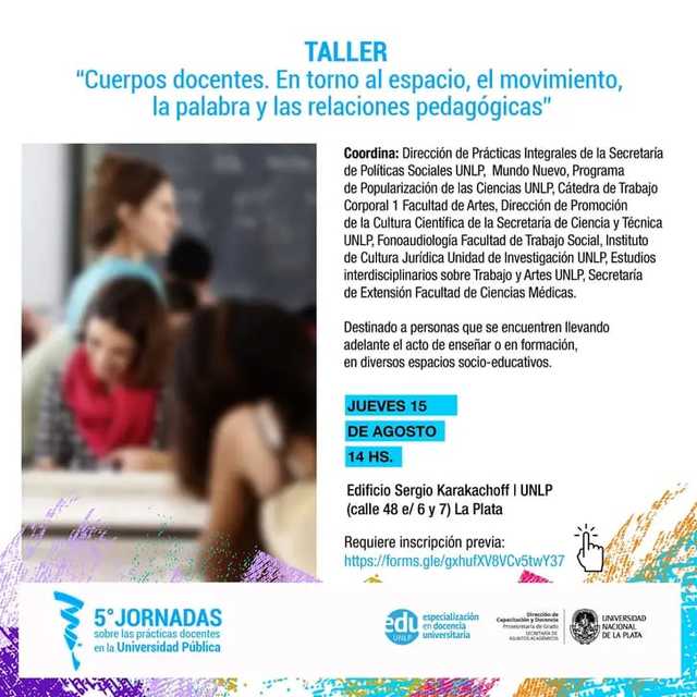 Mundo Nuevo en las "5º Jornadas sobre las prácticas docentes en la Universidad Pública"